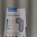 BEAUTURAL Fabric Shaver and Lint Remover, Sweater Defuzzer with 2-Speeds, 2 Replaceable Stainless Steel Blades, Battery Operated, Remove Clothes Fuzz, Lint Balls, Pills, Bobbles Gray