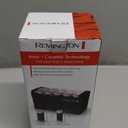 Remington Compact Ceramic Dual Voltage Hot Rollers for Long and Short Hair, Hair Setters, Hair Curlers, 1-1 " Purple/Black, 10 Piece Set