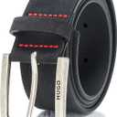 HUGO Men's Gionio Suede Leather Evening Belt (38)