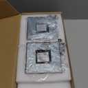 Battery Operated Wall Sconces Set of 2, Dimmable Battery Wall Sconce with Remote Control, Sand-Nickel LED Rechargeable Sconces, 24 Inch Modern Wireless Wall Lights for Bedroom, Living Room