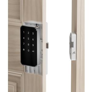 RFID Lock  Digital Keyless Cabinet Locks with Password & Card Access, Dual & Single Unlock Modes, Public/Private Use, Touch Keypad for Gym Lockers, Drawers, Office Cabinets (Black)