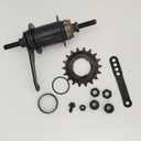 Black Bicycle Coaster Brake Hub/Bike Brake Rear Hub 32/36 Hole Stainless Steel