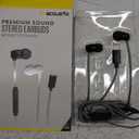Acoustix Premium Sound Stereo Earbuds With Apple 8-Pin Connector, Tangle Resistant Cable