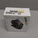 Drone with Camera, Dual 720HD, Drone for Kids with Cool Lights, Gestures Control, Vertical Shooting, Waypoint Flight, Gravity Control, 3D Flip, 3-Speeds, Drones for Adults, Beginners, Kids (Black)