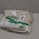 Amazon.com: H.VERSAILTEX Linen Blackout Curtains Durable Thick Textured Linen Look 100% Blackout Patio Door Curtain Anti Rust Grommet Extra Wide Sliding Door Curtain Panel, Bleached Sand, W100 x L96 inch : Home & Kitchen