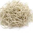 Pre-Tied Stretch Loops with Bows from Elastic Ribbon - 120pcs Metallic Elastic Cord for Boxes Bows Tags Gift Elastic Wrapping Crafts Cord String (Cream, 10inch)