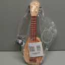 YOLOPARK 17" Kids Toy Guitar for Girls Boys, Mini Toddler Ukulele Guitar with 4 Strings Keep Tones Can Play for 3, 4, 5, 6 7 Year Old Kids Musical Instruments Educational Toys for Beginner (Wood)