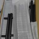 FIDUCIAL HOME 3 Tiers Small Bookshelf Book Shelf Easy to Assemble, White