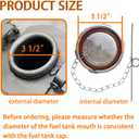 Truck Parts 3 1/2"Nominal Non lockins Alumnum Diesel Fuel Cap 3591620C2