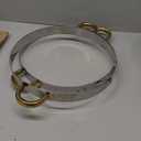 Gold Chafing Dishes for Buffet, 5QT Round Chafing Dish Buffet Set w/Lid, Thickened Stainless Steel Chafers and Buffet Warmers Sets for Weddings, Events, Banquet (4-PACK)