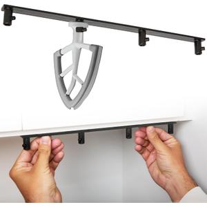 IMPRESA Utensil Holder - 13 In x 0.75 In x 1 In - Compatible with KitchenAid Mixer Attachments - Stand Mixer Mount & Kitchen Accessory Organizer