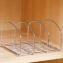 The Lakeside Collection Cutting Board/Bakeware Organizers - White