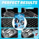 Cleaning Gel for Those Hard to Reach Places, Automotive Cup Holder Electronic Keyboard Office, Slime Gel Cleaner Dust Crumb Removal (Resealable Pouch, Blue, 3oz) 12 Pack