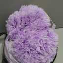 AUOON Cat Tunnel Bed for Indoor Cats - Christmas Tree Cat Tunnel, Circle Peekaboo Cat Cave with Washable Mat for Indoor Cats Kitten Kitty Puppy Rabbit Ferret (Purple)