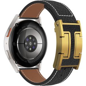 Leather Magnetic Watch Band Compatible with Samsung Galaxy Watch 9 Band