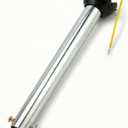 Ceiling Fan Extension Rod,Ceiling Fan Downrod with Ball Head,Downrod Extension for Fan,1 inch Outside Diameter, Boom Suitable for a Wide Range of (silvery, 24 inch)