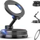 Car Phone Holder Mount, 108LBS Vacuum Suction for MagSafe Car Mount, 3000gf Magnetic 360 Adjustable Carbon Fiber Phone Holders for Your Car for iPhone 17 Pro Ma/17/16/15/14/13/12, Desk & Gym