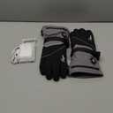 Telguua Heated Gloves for Women Men,Electric Rechargeable Heated Work Glove Ski Mitten Waterproof Touchscreen Heated Gloves (Small, Grey)