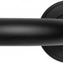 Wrap Around Blackout Curtain Rods for Windows 32 to 90 Inches, 1 Inch Diameter Adjustable Heavy Duty Black Curtain Rod for Bedroom, Living Room, Patio