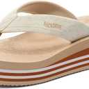 RockDove Womens Vista Platform Flip Flops Stylish Sandals | Wedge, Non-Slip, Cushioned, Open Toe, Waterproof, Indoor/Outdoor Sole, Beach Vacation, Comfortable, Skin-Friendly, Gift