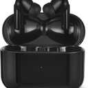 Bluetooth Headphones True Wireless Earbuds IPX4Waterproof, in-Ear w/Mic,Charging Case, Black