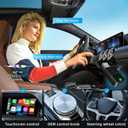 10 x 2025 Wireless CarPlay & Android Auto Adapter,2in1 Mini for iPhone & Android with 1-Tap Switch & Reset,Plug and Play Setup,Auto Connect,USB/Type-C Dongle,Low Latency,Support iOS 12+ and Android 11+