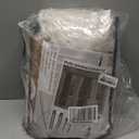 Custom Extra Long 104 Inch Floor to Ceiling Curtains for Room Divider, Memory Trained Pinch Pleated Light Filtering Linen Blend Sheer Curtain Beige White Neutral Drapes 2 Panels Set for Large Windows