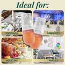 Reli. Champagne Flutes Plastic (50 Pack, 9oz) Clear, Stemless | Disposable Mimosa Glasses for Champagne, Mimosa, Cocktail, Wedding/Parties | BPA-Free Plastic Champagne Flutes, Shatterproof Cups