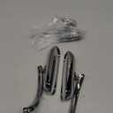 Chrome Oval Shape Motorcycle Mirrors,Upgrade Rearview Motorcycle Mirrors Compatible with Harley Road King Softail Street Glide Electra Dyna And More