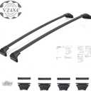 Roof Racks Cross Bars Compatible with The Following Models:Honda Pilot 2016-2022 Flush Rails Cargo Bag Kayak Bike Luggage Snowboard Carrier Roof Racks Cross Bars 2PCS