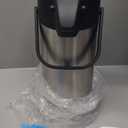 VONDIOR Airpot Coffee Dispenser with Pump - 176 oz Insulated Stainless Steel Coffee Carafe - Thermal Beverage Dispenser - Coffee Urn for Hot/Cold Water, Party Chocolate Drinks