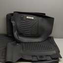 OEDRO Floor Mats Set Fit for 2018-2026 Jeep Wrangler JL Unlimited 4-Door W/O Subwoofer(Not Fit for JK & 4XE), Includes 1st, 2nd Row & Cargo Liners, Custom Fit TPE All Weather Car Full Mats Set, Black