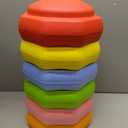 Stepping Stones for Kids, 6pcs Balance Sensory Kids Stepping Stones EPP Stepping Stones for Toddlers 1-3, Indoor Outdoor Activity, Promotes Balance & Coordination Skills, Color: Pastel Rainbow