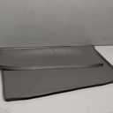 Washing Machine Drain Pan Silicone mat  26.5x26.5 Inch Non-Slip Waterproof Washer Drip Tray, Anti-Vibration Soft Mat for Under Dryer or Washer, Floor Leak Protector for Laundry Room