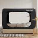 Bed Tent Twin Bed Canopy Tents for Kid and Adult - Portable Dream Tent Indoor Sleeping 93% Blackout Tents (40"W x 75"L (Pack of 1))