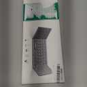 Samsers Foldable Bluetooth Keyboard with Touchpad - Portable Wireless Keyboard with Holder, Rechargeable Full Size Ultra Slim Pocket Folding Keyboards for Android Windows iOS Tablet & Laptop - Gold (BT x1)