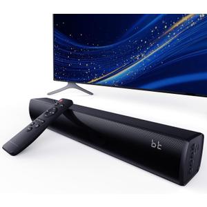Bluetooth Wireless Surround Sound Bar, Sound Bar Wireless Surround Speakers, HDMI Sounds Bars Smart TV HDMI(ARC) OPT AUX USB 2.0ch 3 Modes Home Theater Sounds System TV/PC/Gaming/Projector, Black