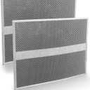 S97020466 HPF30 Range Hood Non-Ducted Filter Replacement Fit for Broan Series, Charcoal Filter Type XC, Traps Odors and Grease, 2PCS