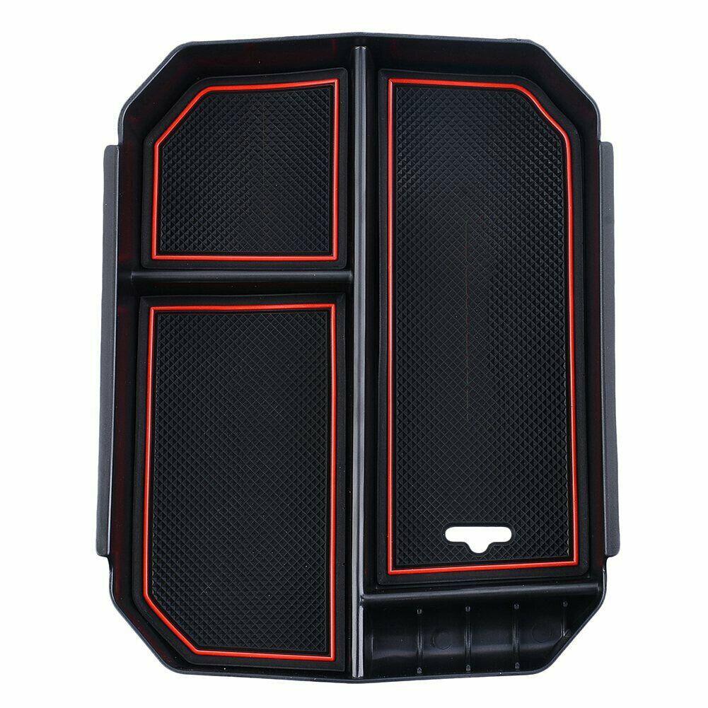 Car Inner Center Console Tray Armrest Storage Box For Toyota Highlander 2014-19