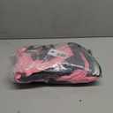 FUAMEY Dog Winter Coat with Harness, Insulated Jacket for Dogs Cold Weather Clothes, Back Zipper Doggie Cover for Snow Day, Pet Outfits with Pop Bag Pockets for Large Dogs, Staffordshire (Pink, L)