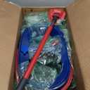 O-Cedar EasyWring RinseClean Microfiber Spin Mop & Bucket Floor Cleaning System with 3 Extra Refills, Plastic, Grey