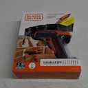 BLACK+DECKER 4V MAX Electric Screwdriver, Cordless, 180 RPM, 8 Bits With Built-In, Storage Compartment, Batteries Included (BDCS50C)