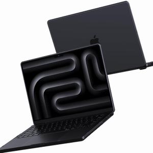 Anti-Cracking for MacBook Pro 14 inch Case 2025 2024-2021 M4 M3 M2 M1 Pro/Max [100% Match Official Color] [Seamless Fit] Clear Cover Hard Shell Laptop Case, Frosted Space Black