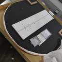 Signature Design by Ashley Wistenpine Urban Upholstered Panel Headboard, Twin, White & Pink (Blush)