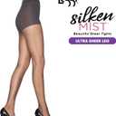 L'eggs Silken Mist Women's Run Resist, Control Top, Sheer Toe, Ultra Sheer Tights