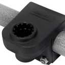 Scotty #245-BK Rail Mounting Adapter, 1-1/4" Square or Round Rail
