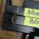 Huuger Folding Desk for Small Spaces, 31.5 Inch Foldable Computer Table, for Home Office, Study, Bedroom, Dorm, Space Saving, Small Writing Work Office Computer Desk, Easy to Fold, Rustic Brown