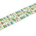 Mid Century Table RunnersRetro Modern Mid Century WeddingCoffee Table Runner, Farmhouse Style Table for Kitchen Dining Table Wedding/Graduation/Party 13x90in