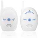 Dioche Audio Baby Monitor, Digital Audio Baby Monitor Nanny Intercom Electronic Alarm Two-Way and Talk Back Intercom (US)