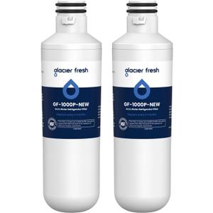GLACIER FRESH Water Filter LT1000PC Replacement for Refrigerator, Compatible with LT1000PC/PCS, LT1000PC, LT-1000PC, MDJ64844601, ADQ747935 ADQ74793504 Water Filter (2 Pack)